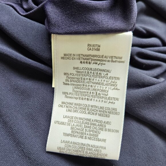 MAX AND CLEO Navy Dress XS - Picture 6 of 7